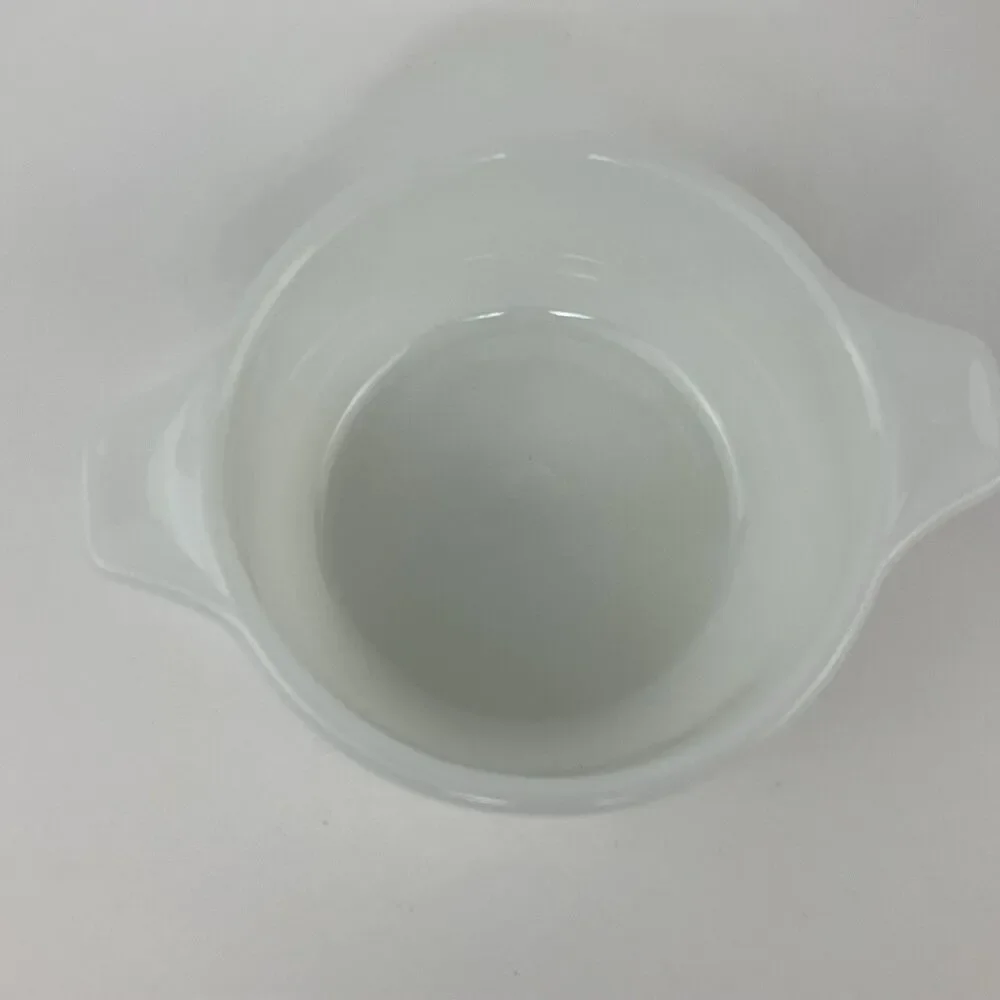 Dynaware Pyr-O-Rey Milk glass Brown Daisy Dishes Full Set of 12 1960s VTG Rare